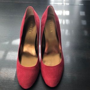 Ralph Lauren Suede Pumps